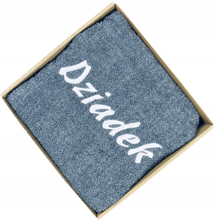 PREZENT NA DZIEŃ DZIADKA RĘCZNIK DZIADEK UPOMINEK GOTOWY DO WRĘCZENIA