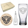 PREZENT NA ŚWIĘTA DLA OJCA TATY ZESTAW KUFEL NA PIWO GRAWER + OTWIERACZ