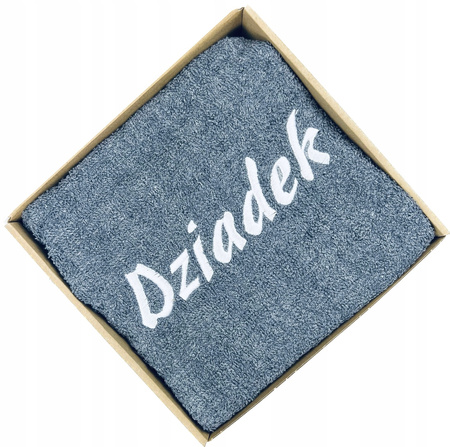 PREZENT NA DZIEŃ DZIADKA RĘCZNIK DZIADEK UPOMINEK GOTOWY DO WRĘCZENIA