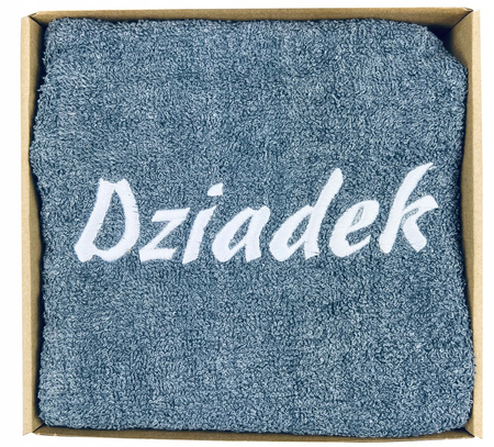 PREZENT NA DZIEŃ DZIADKA RĘCZNIK DZIADEK UPOMINEK GOTOWY DO WRĘCZENIA