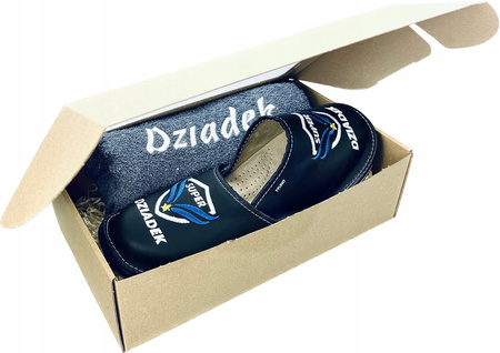 PREZENT NA DZIEŃ DZIADKA KAPCIE SKÓRZANE + RĘCZNIK ZESTAW PREZENTOWY