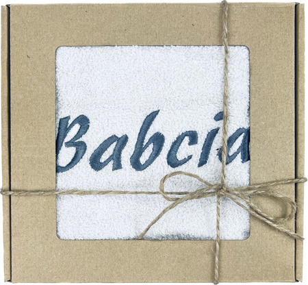 UPOMINEK NA DZIEŃ BABCI RĘCZNIK BABCIA PREZENT GOTOWY DO WRĘCZENIA